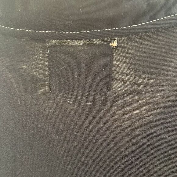 Billy Reid size XL collared shirt preppy classic black luxury neutral basic - Picture 4 of 4